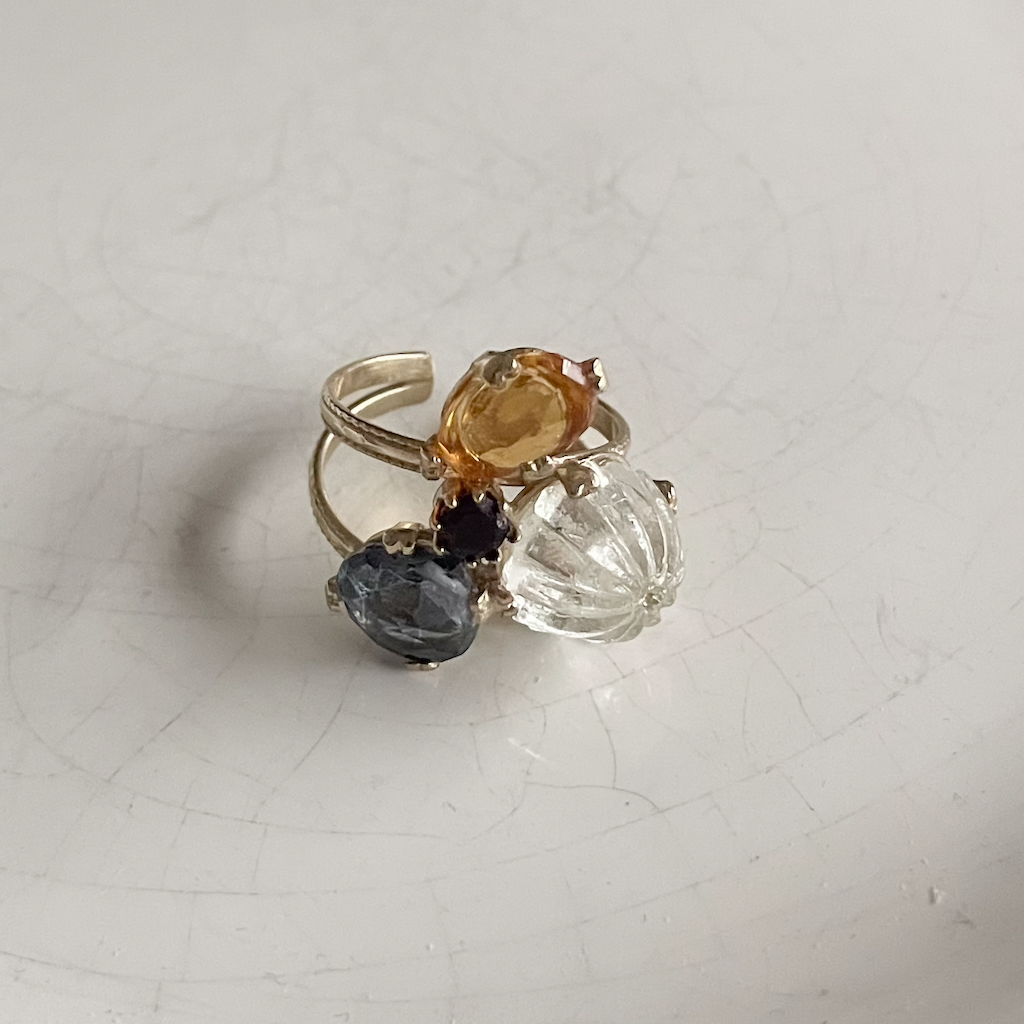 junco paris スミレ リング オーバル カポジョン junco paris スミレ