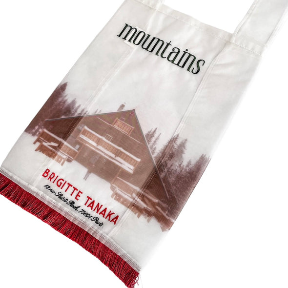 BRIGITTE TANAKA Chalet Mountain 刺繍入りオーガンジーバッグ