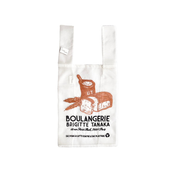 【定番】BRIGITTE TANAKA BOULANGERIE 刺繍入りオーガンジーバッグ