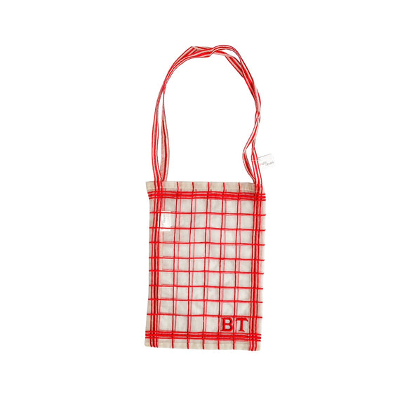 BRIGITTE TANAKA Torchon Petit Rouge 刺繍入りオーガンジーバッグ