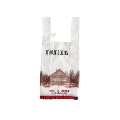 BRIGITTE TANAKA Chalet Mountain 刺繍入りオーガンジーバッグ