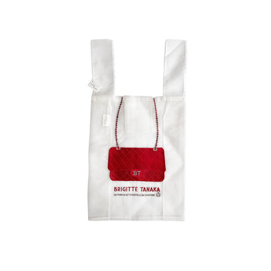 BRIGITTE TANAKA Coco 刺繍入りオーガンジーバッグ