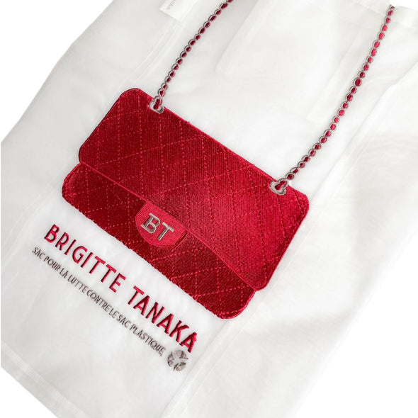 BRIGITTE TANAKA Coco 刺繍入りオーガンジーバッグ