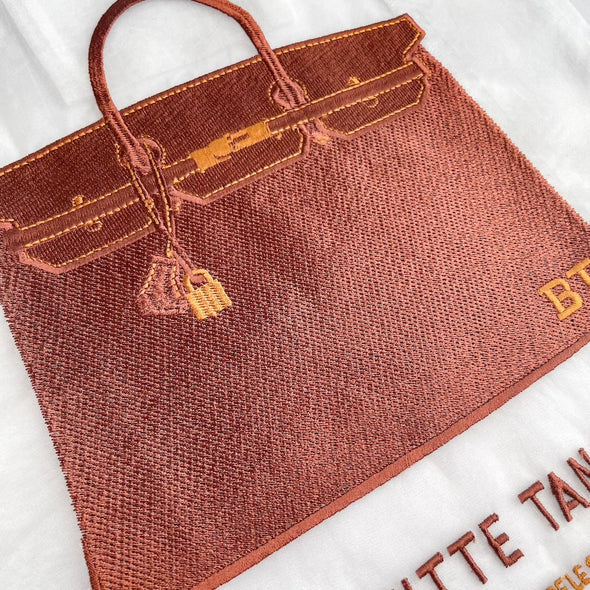 BRIGITTE TANAKA Grâce 刺繍入りオーガンジーバッグ