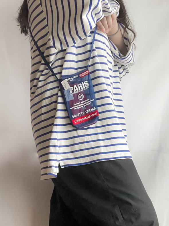 【NEW!!!】BRIGITTE TANAKA PORTE TEL PLAN PARIS  刺繍入りオーガンジーバッグ