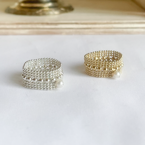 【POP UP商品】Junco Paris チェーンベルトリング silver / gold