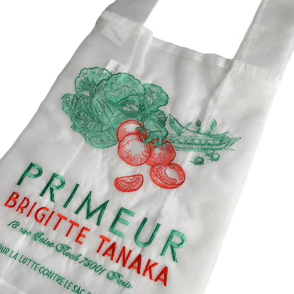 【NEW!!!】BRIGITTE TANAKA PRIMEUR 刺繍入りオーガンジーバッグ