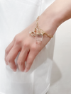 Junco Paris パドロック 鍵モチーフ ブレスレット gold