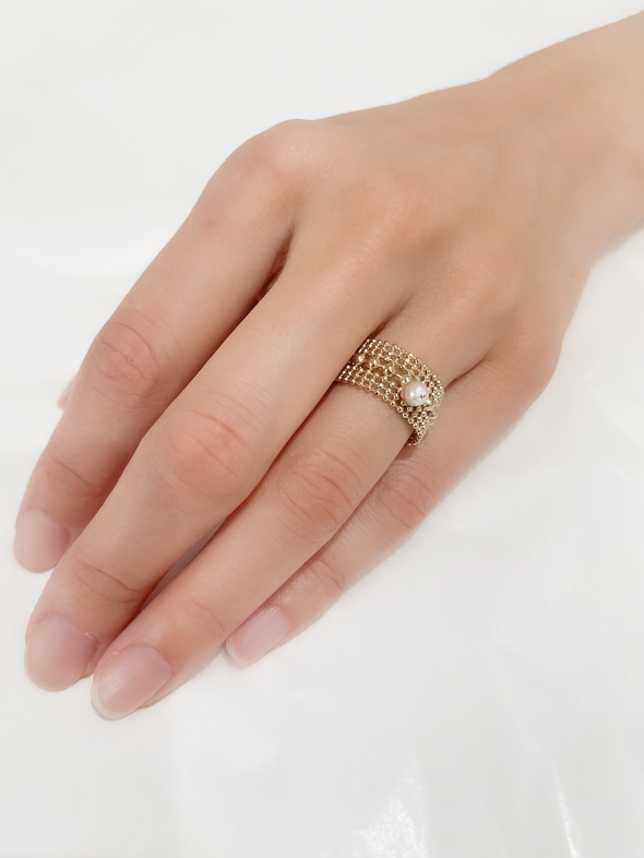 【POP UP商品】Junco Paris チェーンベルトリング silver / gold