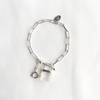 Junco Paris パドロック 鍵モチーフ ブレスレット silver