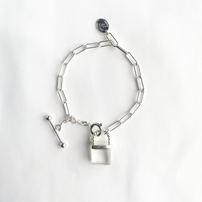 Junco Paris パドロック 鍵モチーフ ブレスレット silver