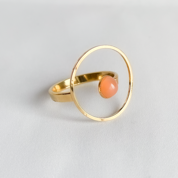 【POP UP追加商品】Junco Paris 天然石幾何学デザインリング 全8カラー