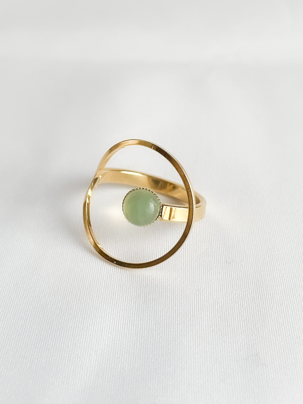 【POP UP追加商品】Junco Paris 天然石幾何学デザインリング 全8カラー