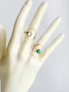【POP UP追加商品】Junco Paris 天然石幾何学デザインリング 全8カラー