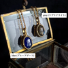 LA2L Camay 天然石のペンダントネックレス  blue/ gray