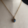 LA2L Camay 天然石のペンダントネックレス  blue/ gray