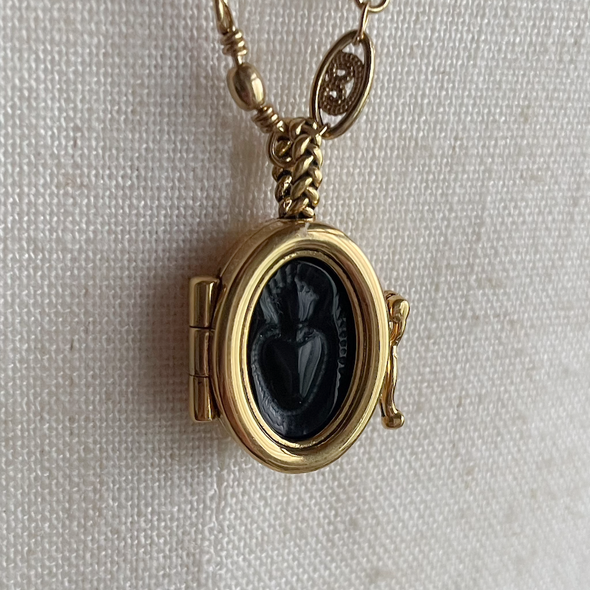 LA2L Sacha Amulette Ex-votoネックレス black onyx