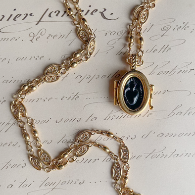 LA2L Sacha Amulette Ex-votoネックレス black onyx