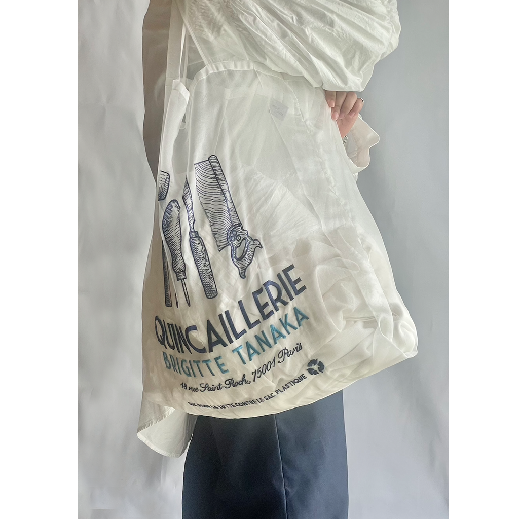 Brigitte Tanaka ブリジットタナカ ecobag silver Brigitte Tanaka Brigitte Tanaka ブリジットタナカ ecobag silver Brigitte Tanaka