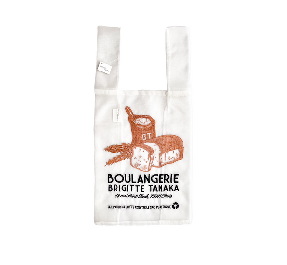 【定番】BRIGITTE TANAKA BOULANGERIE 刺繍入りオーガンジーバッグ