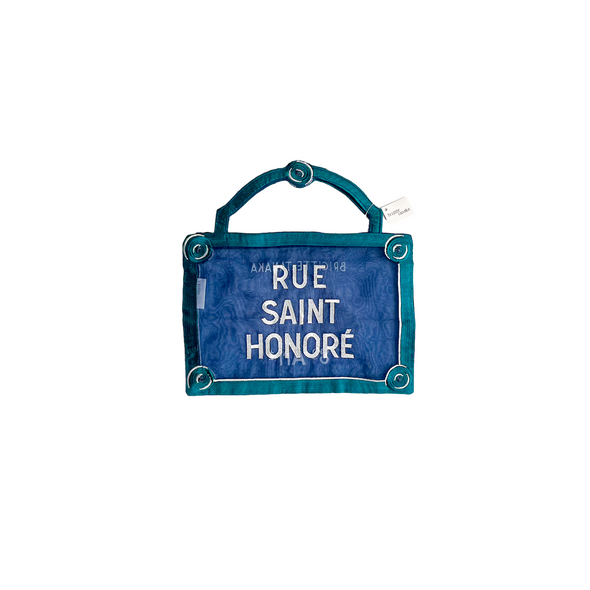 BRIGITTE TANAKA Sac Rue Saint Honoré 刺繍入りオーガンジーバッグ