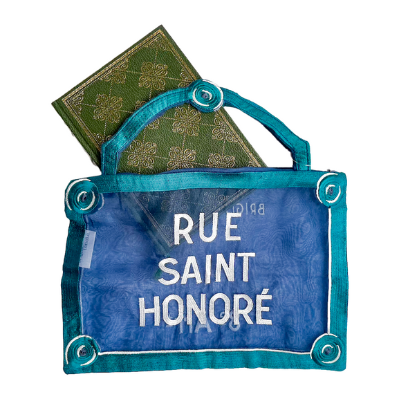 BRIGITTE TANAKA Sac Rue Saint Honoré 刺繍入りオーガンジーバッグ