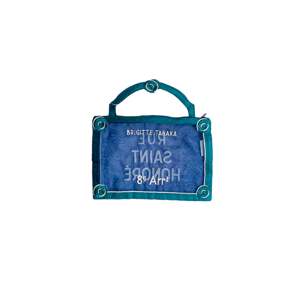 BRIGITTE TANAKA Sac Rue Saint Honoré 刺繍入りオーガンジーバッグ