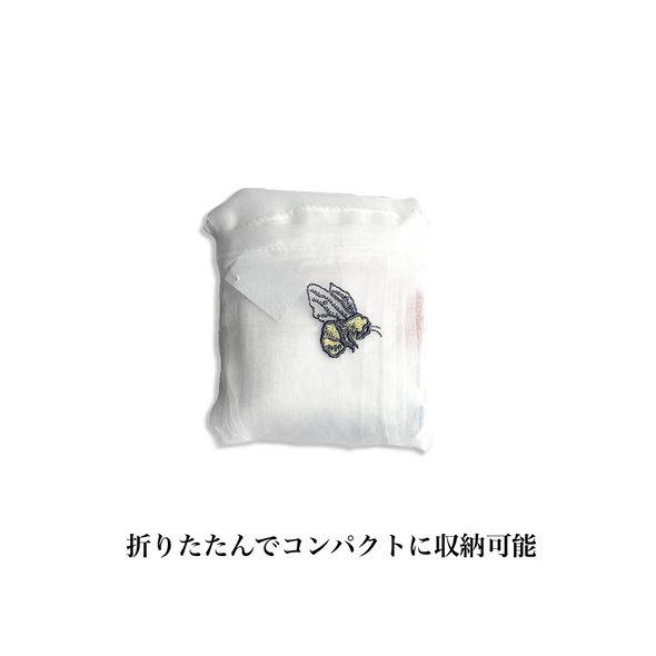 【NEW!!!】BRIGITTE TANAKA FLEURISTE ROUGE 刺繍入りオーガンジーバッグ