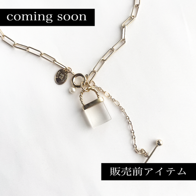 Junco Paris パドロック 鍵モチーフ 2wayネックレス gold