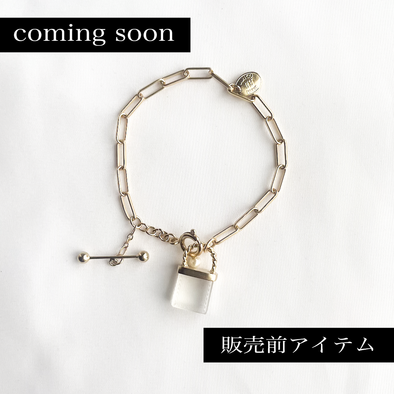 Junco Paris パドロック 鍵モチーフ ブレスレット gold